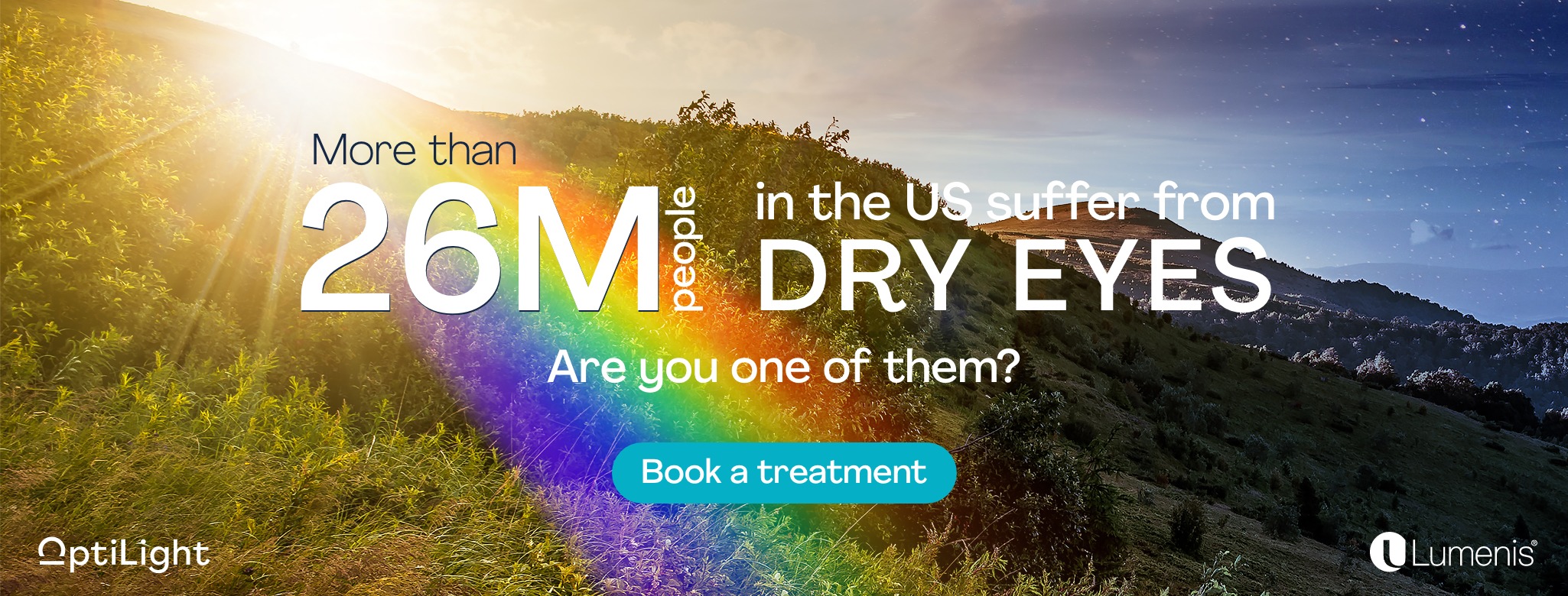 26 million dry eye sufferers in the US