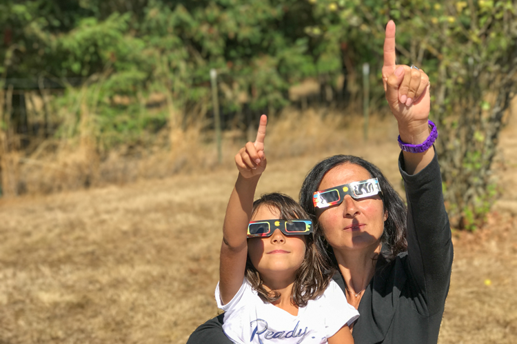 The eclipse and your eyes